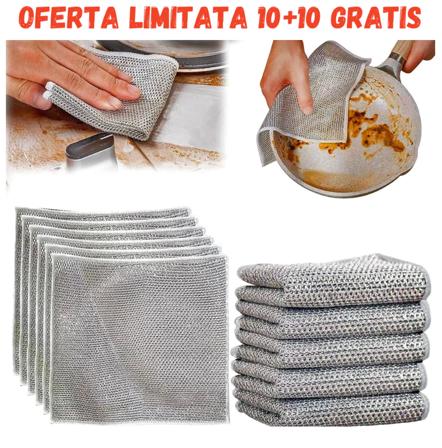 Set 10 Lavete Abrazive + 10 GRATIS