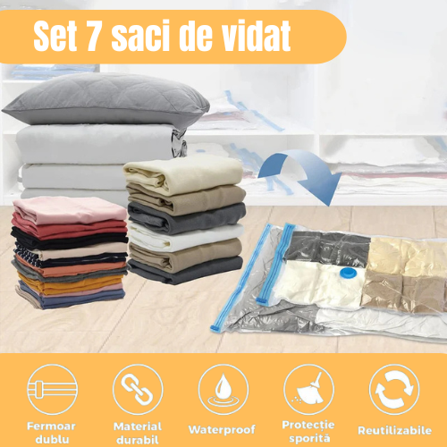 Set 7 saci vidat haine - VACKBAGS