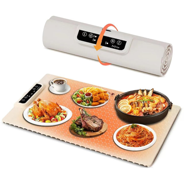 Plita Multifunctională electrica din silicon Premium Antiaderent (incalzire/dezghetare alimente)