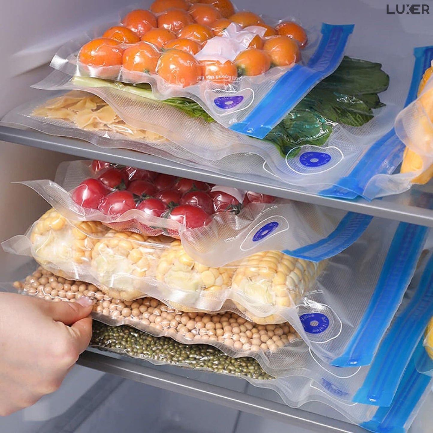 Set 5 Pungi Alimentare pentru Vidat Reutilizabile - SEALBAGS