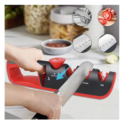 Ascuțitor Reglabil pentru cuțite și foarfeci + (GRATIS Protectie Degete)