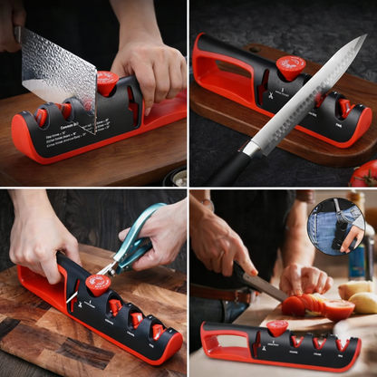 Ascuțitor Reglabil pentru cuțite și foarfeci + (GRATIS Protectie Degete)
