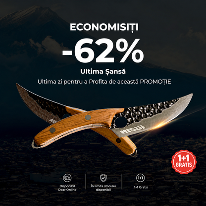 CUȚIT PROFESIONAL JAPONEZ, perfect ascuțit (1+1 GRATIS)