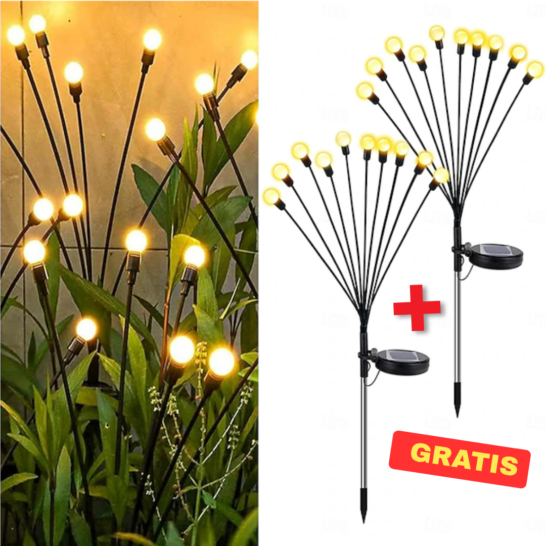 Lampa LED decorativă 8 Bulbi tip licurici De Gradina | 1+1 GRATIS
