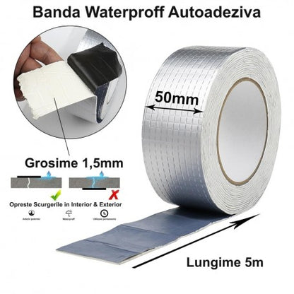 Bandă pentru crapaturi, scurgeri si infiltratii (1+1 GRATIS)